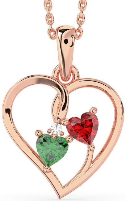 Rose Gold Heart Necklace