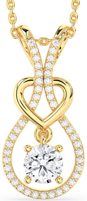 Diamond Gold Heart Necklace