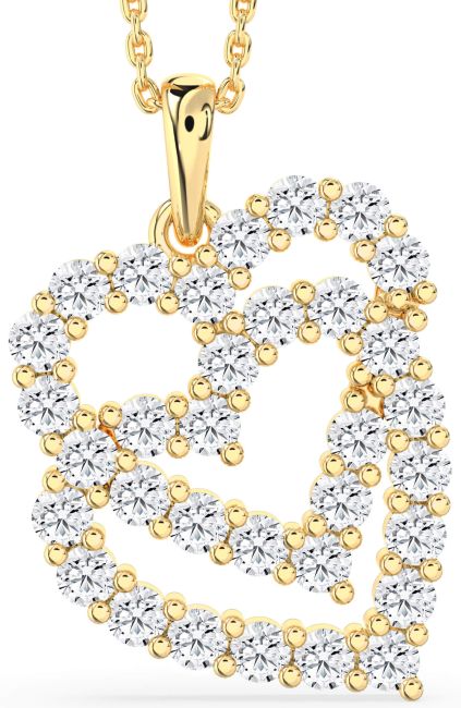 Diamond Gold Heart Necklace
