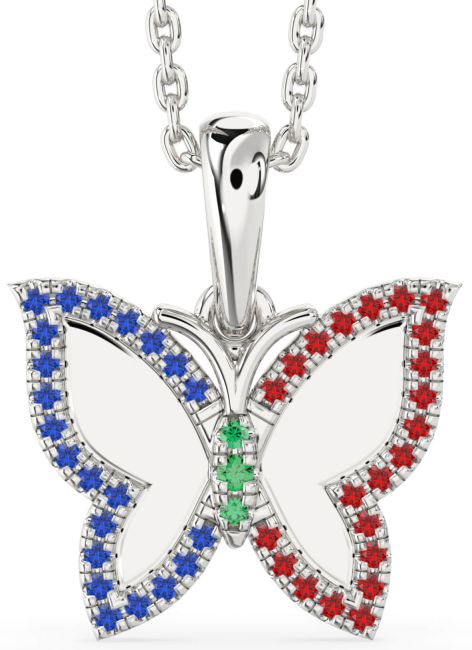 Silver Butterfly Necklace