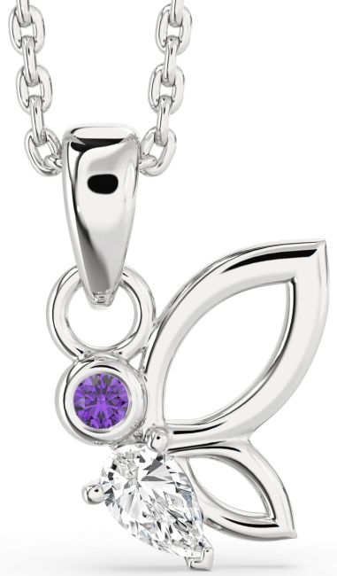 Silver Butterfly Necklace