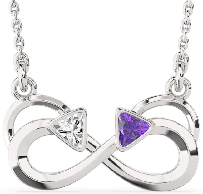 Platinum Infinity Necklace