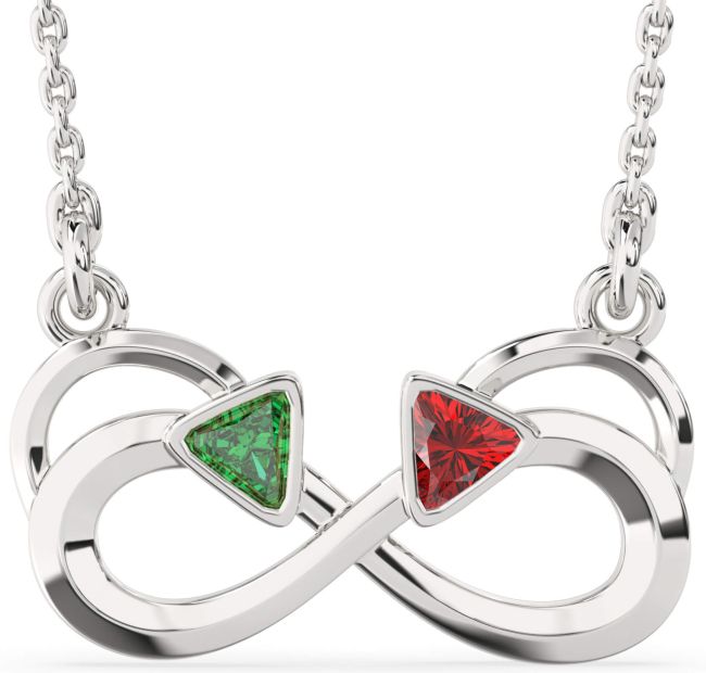 Platinum Infinity Necklace
