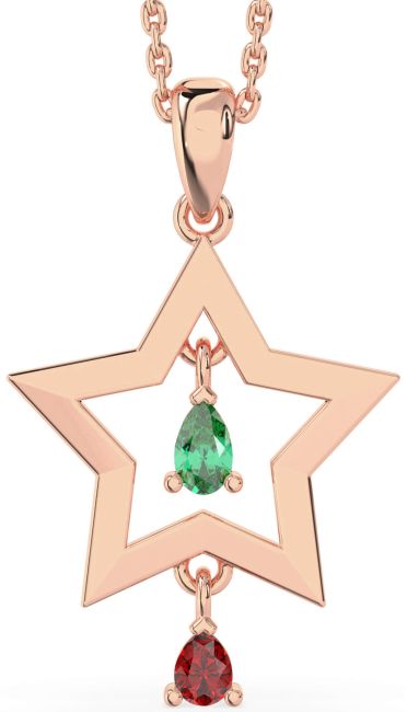 Rose Gold Star Necklace
