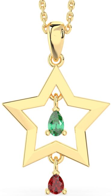 Gold Star Necklace