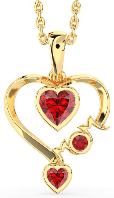 Ruby Gold Necklace