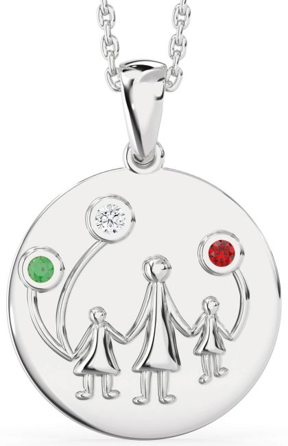 Platinum Disc Necklace