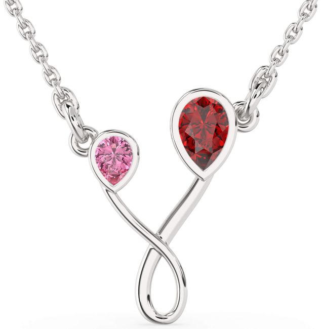 Silver Teardrop Necklace