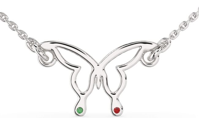 Silver Butterfly Necklace