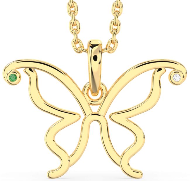 Gold Butterfly Necklace