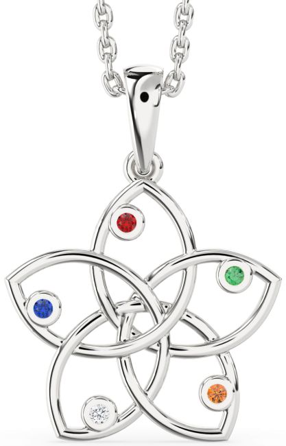 Silver Flower Necklace