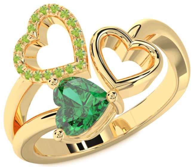 Gold Heart Promise Ring