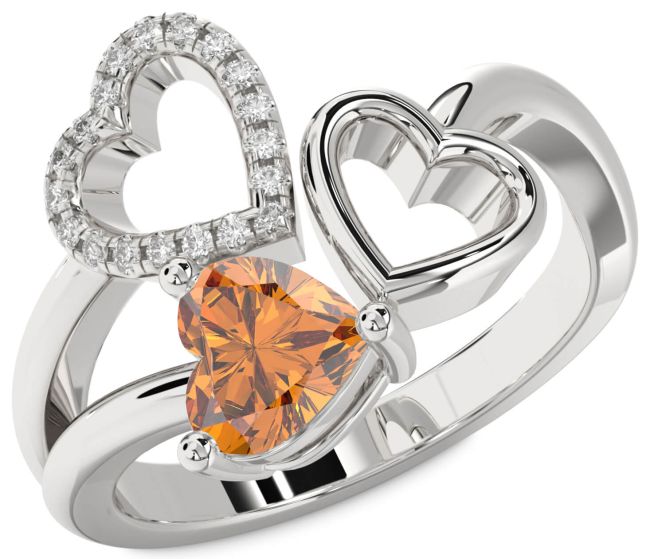 Silver Heart Promise Ring