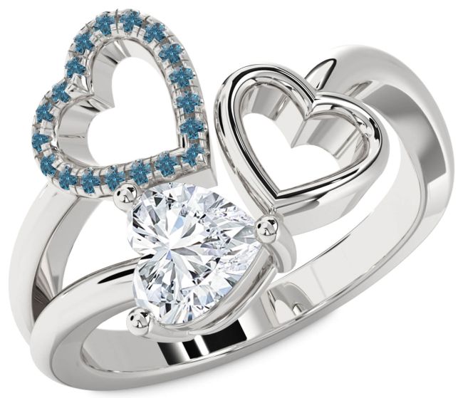 Silver Heart Promise Ring