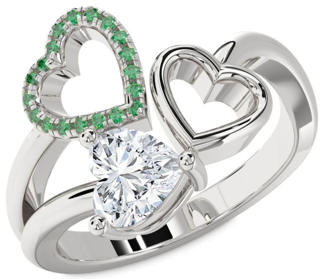 Silver Heart Promise Ring