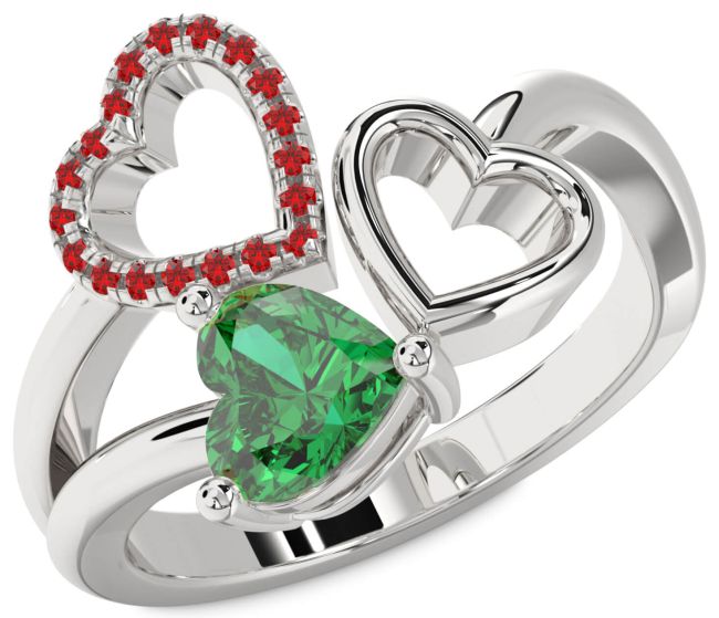 Silver Heart Promise Ring