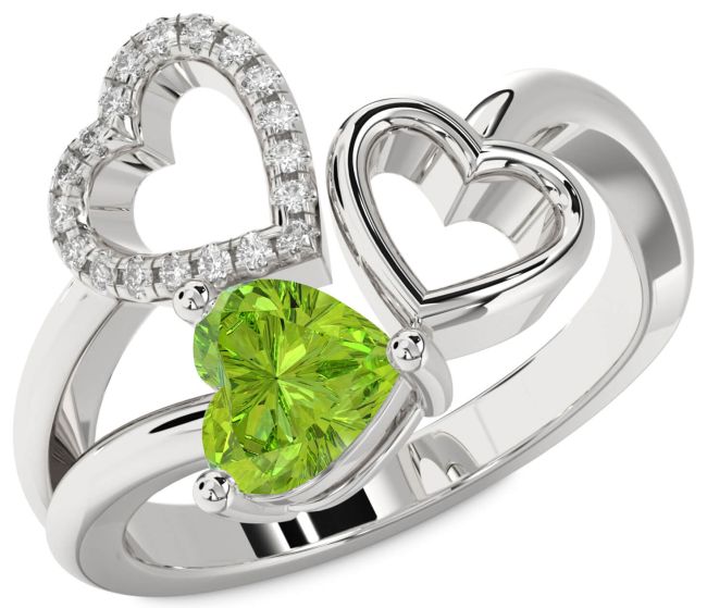 Silver Heart Promise Ring
