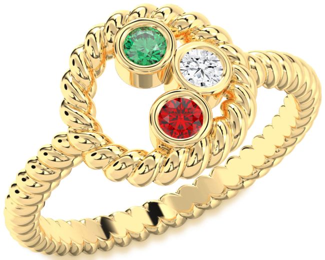 Gold Circle Ring