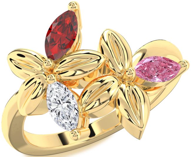 Gold Flower Ring