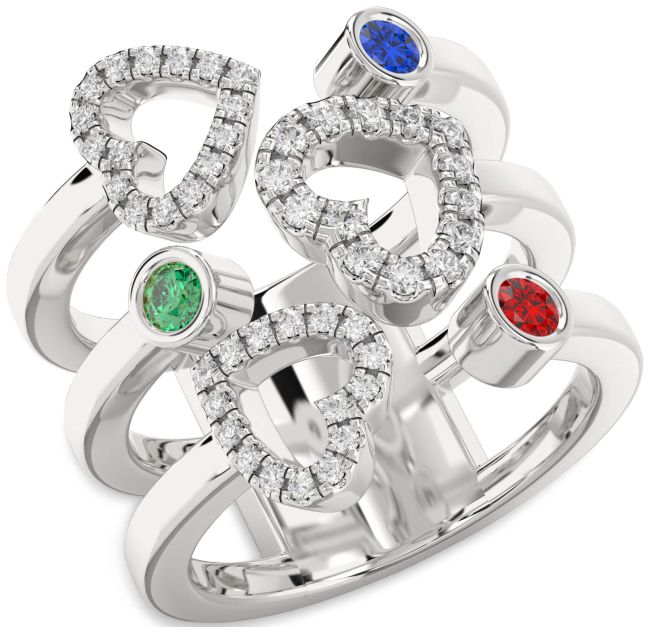 Silver Heart Promise Ring