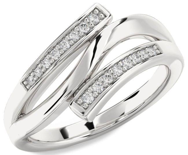 Diamond Platinum Round Ring