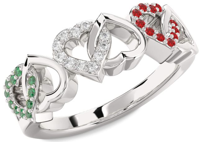 Silver Heart Promise Ring