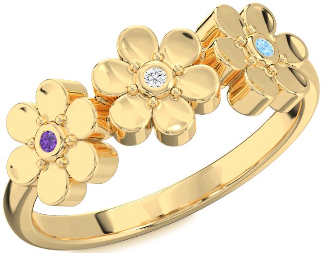 Gold Flower Ring