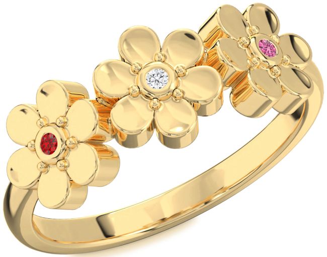 Gold Flower Ring