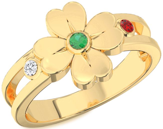Gold Flower Ring