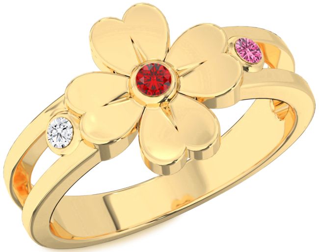 Gold Flower Ring