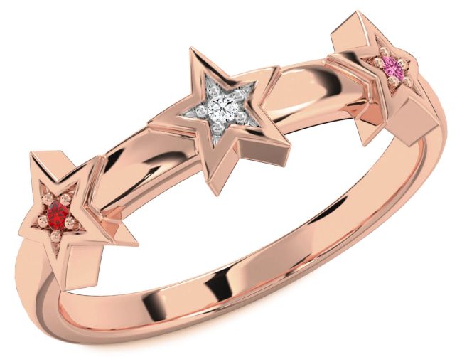 Rose Gold Star Ring