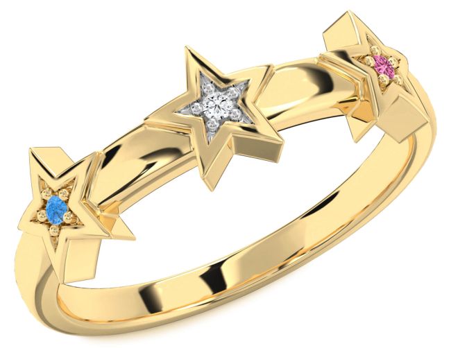Gold Star Ring