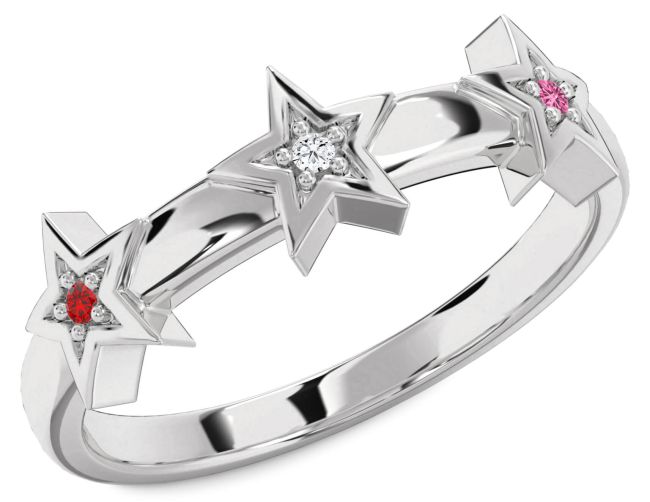 Platinum Star Ring
