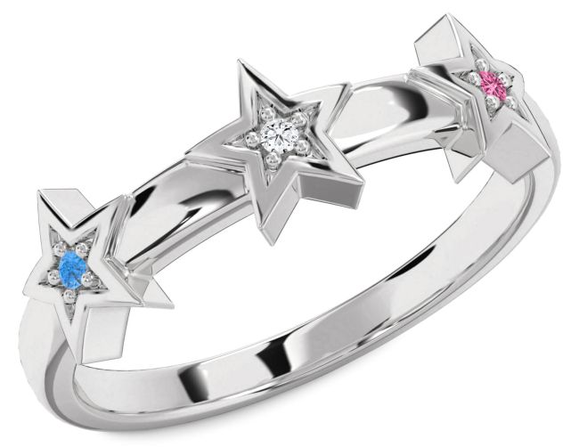 Platinum Star Ring