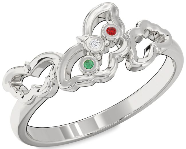 Platinum Butterfly Ring
