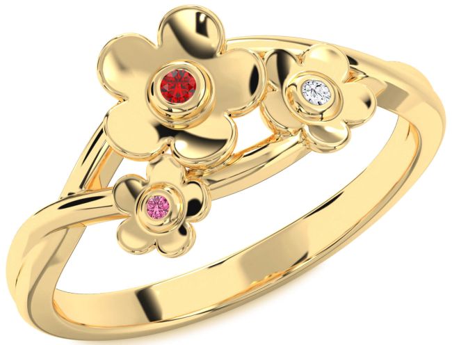 Gold Flower Ring